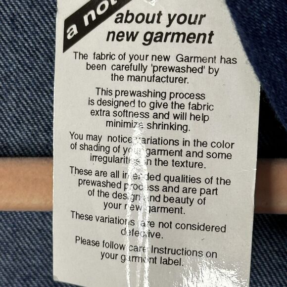 HUNTERS RUN VTG Chore Trucker Denim Jean Jacket / Coat 100% Cotton 2x Unisex - Picture 6 of 8